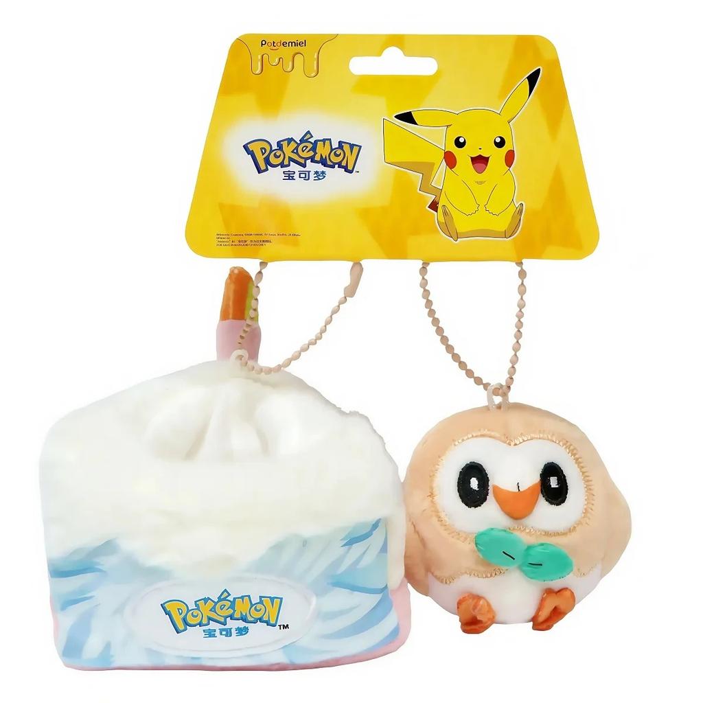 Manga Pikachu Keyring Gengar Togepi Sprigatito Mew Jigglypuff Mimikyu Filled Plaything Adorable Fluffy Keychain Plushies Ornament Favors