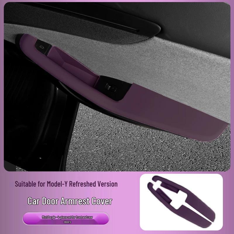 Updated Tesla Model 3/Y Center Console Silicone Wireless Charger Decor Accessory.