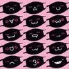 Fashion Emoticon Mask: Funny, Breathable Cotton Dustproof Mask for Cycling - Unisex Anime Design