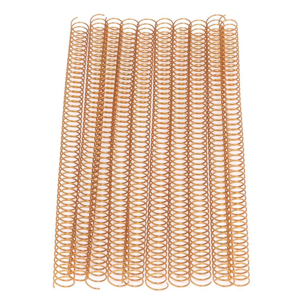 100 PCS Binding Spiral 16mm Diameter 48   4:1 Pitch 140 Sheet Capacity   Spiral Binding Coil