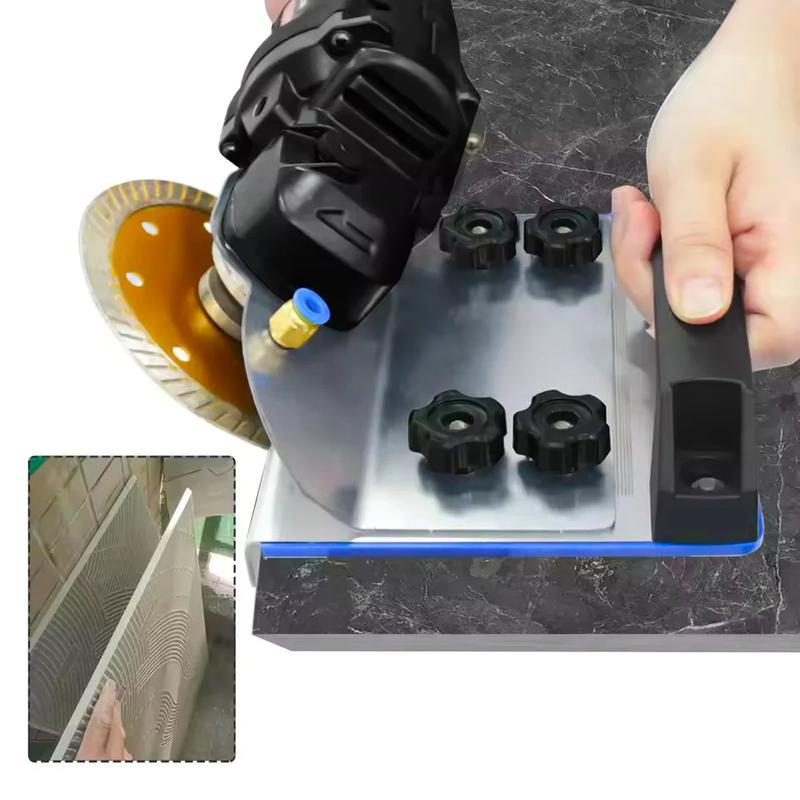 Supporto per smerigliatrice angolare per piastrelle Taglio smussato a 45 gradi Utensile smussatore angolare per piastrelle a 45° per tagliare per tagliare piastrelle ceramiche pietra