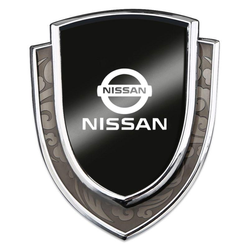 

3D Metal Car Fender Badge Decal Logo Sticker For Nissan Qashqai Sylphy Tiida Altima Teana X-Trail Leaf Juke Sentra Accessories