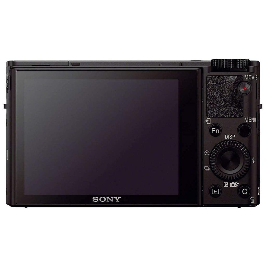 SONY RX100III Compact Digital CMOS optical zoom tiltable LCD Cyber-shot Camera, Black, 1.0-inch back-illuminated sensor, 2.9x (24-70mm), 180-degree
