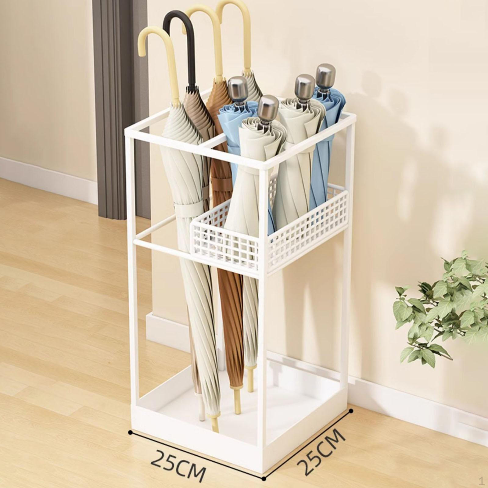 Convenient Umbrella Organizer Rack for Entryway and Hotel Use белый 3643₽