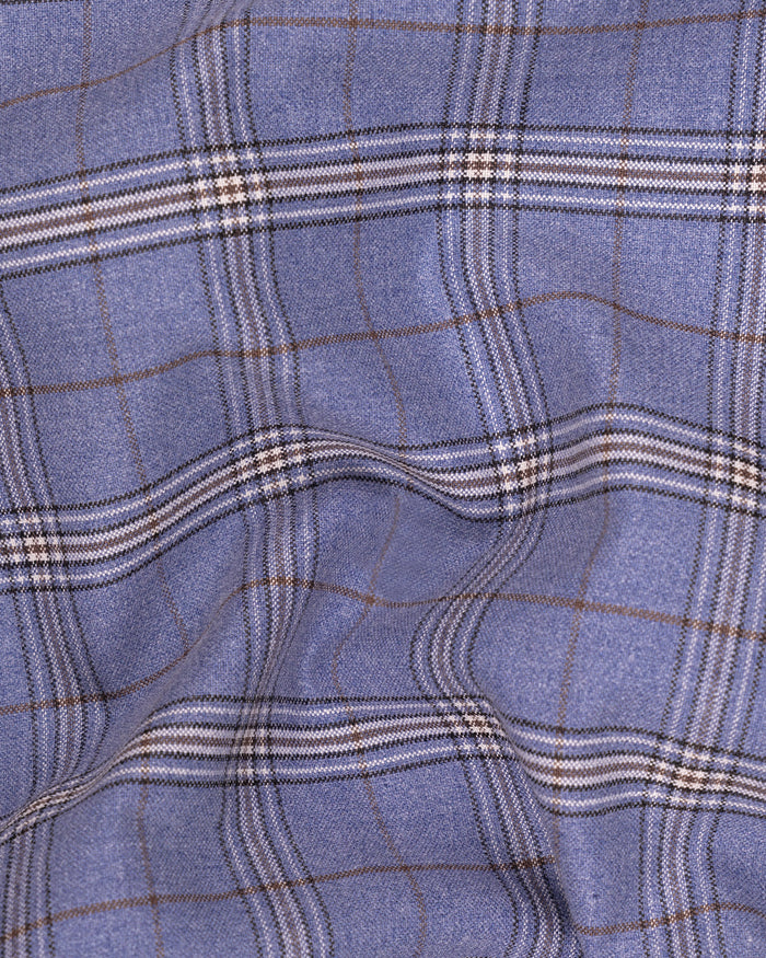 Logan Blue Super Fine Plaid Woolrich Blazer