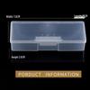 Portable Nail Art Storage Box: Large Capacity for Tools, Files, Buffers, Cuticle Nippers, Polish, and Decorations