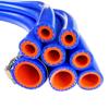 Blue Auto Car Vacuum Hose Double-layer Clamp Wire Warm Air Water Pipe Silicone Hose Inner Diameter 6/8/10/12/14/16/18/20/22/25mm