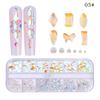 New 12 Grid Nail Drill Irregular Flat Bottomed Rhinestone AB Nail Accessory Nail Decoration