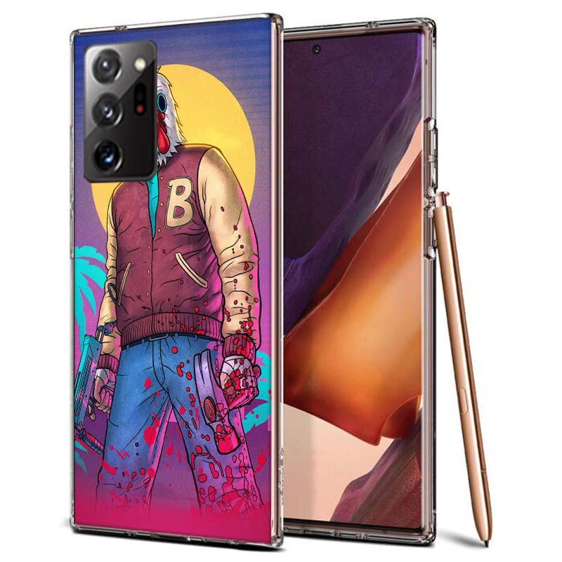 Game Hotline Miami Phone Case for Samsung A55 A35 A25 A15 A07 A05S A16 A17 A26 A36 A37 A56 A57 Galaxy Note 20 10 A50S A71 A51 A3