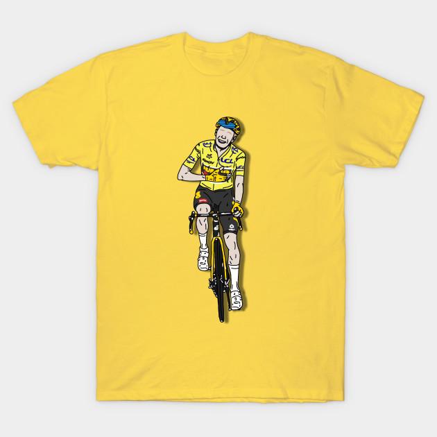 

Men Black Print T-shirt Jonas Vinge Champion Tour De France 2022 - Yellow Jersey No-Cut Transfer Paper Print Cotton Tshirt - ... 5XL різнокольоровий