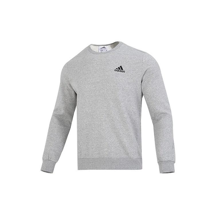 adidas Essentials Fleece Sweatshirt  Grey  Men s H12221 XXL