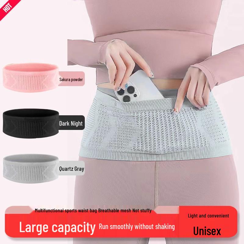Multifunctional Lightweight Running Waist Bag for Men & Women - Invisible Fitness & Yoga Belt