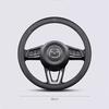 AAET1 38cm Nappa Leather Anti Slip Car Steering Wheel Cover For Mazda Speed 2 3 5 6 Atenza CX80 CX70 CX90 CX3 CX5 CX8 MX30 CX60 CX30