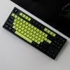 Cherry Profile 253 Keys Toxic Keycap Set Double Shot ABS Keycaps for Gateron MX Switches Mechanical Gamer Keyboard