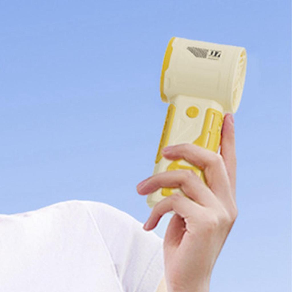 Handheld Fan High Speed Rechargeable Stepless Speed Adjustment Desktop Fan Portable Fan for Camping Home Office Outdoor Travel
