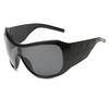 Oversized Cat Eye Sunglasses With Uv400 Polarized Pc Frames For Fashion And Travel