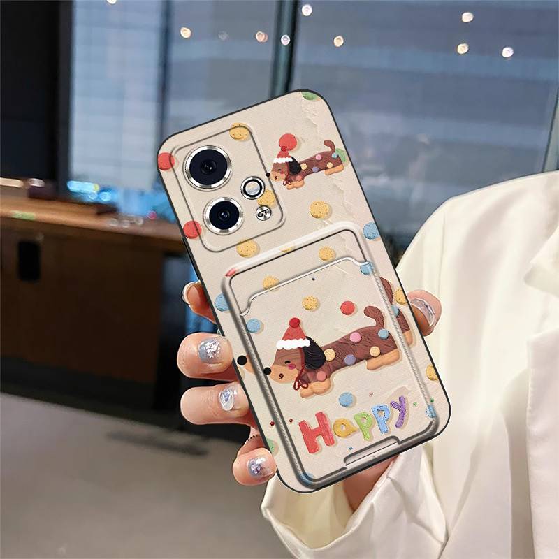 Card Slot TPU Phone Case For Honor90 GT Dirt-resistant Silicone Durable Cute Waterproof Cartoon Anti-knock Protective