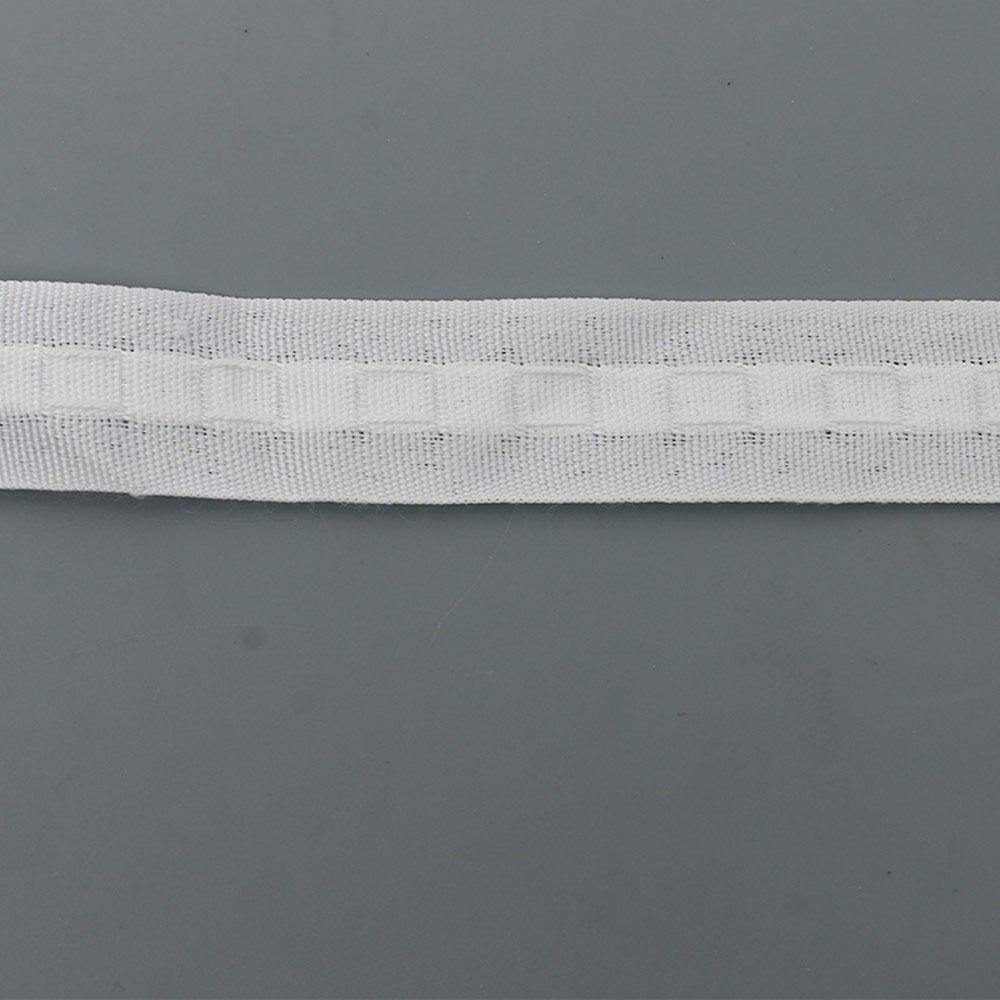 30Meters Curtain Pleated Tape Rings Grommet Top Punching Hook Rod Header White Tape