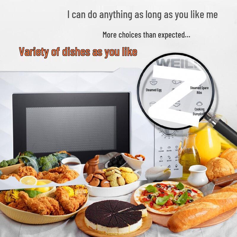 Small 20L Turntable Microwave Oven with Even Heating and Classic Mechanical Controls D20MXP01.