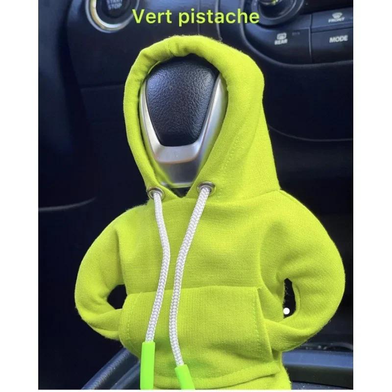 Gear Shift Mini Hoodie Cover Shift Cover Gear Handle Decoration Fits Manual Automatic Universal Car Shift Lever Interior Decor
