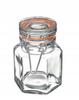 Airtight Glass Container with Lid and Silicone Seal 100ml 1 Pc.