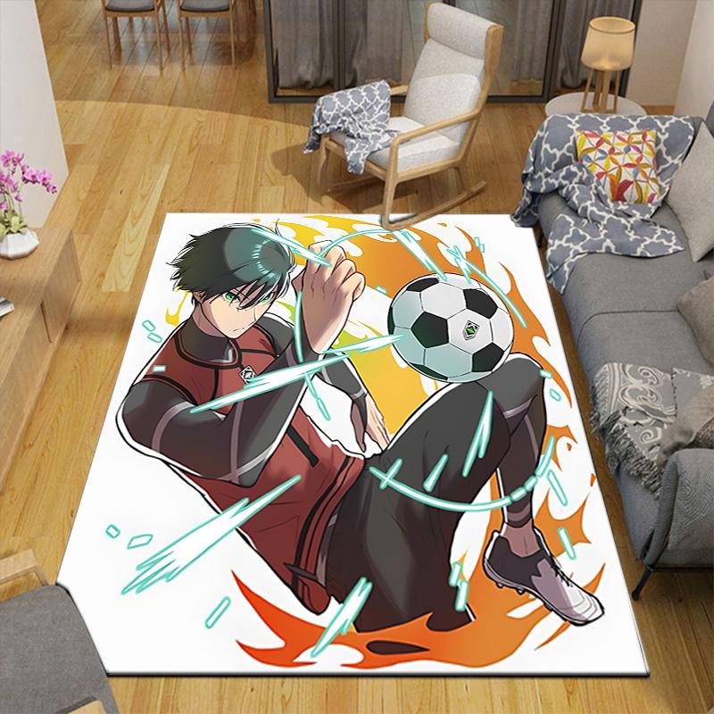 1pc Soccer Ball Breaks Glass Carpet Rug for Bedroom Living Room Decor Sofa Home Game Area Rug Non-slip Floor Mat. DT71601116