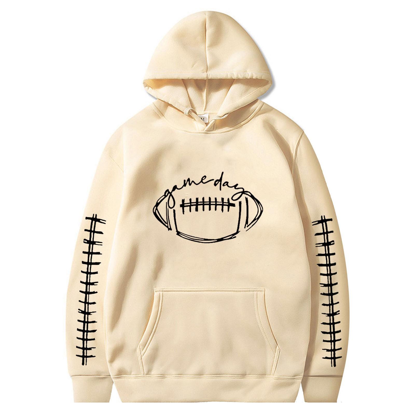 Женская однотонная толстовка с капюшоном и длинным рукавом с принтом M белый — фото 8