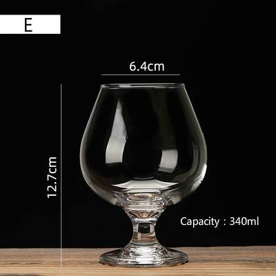 Cognac Brandy GlassTransparent High Capacity Goblet Red Wine Glass Scented Cup Suit Whisky Vodka Bar Restaurant Drinking Vessel