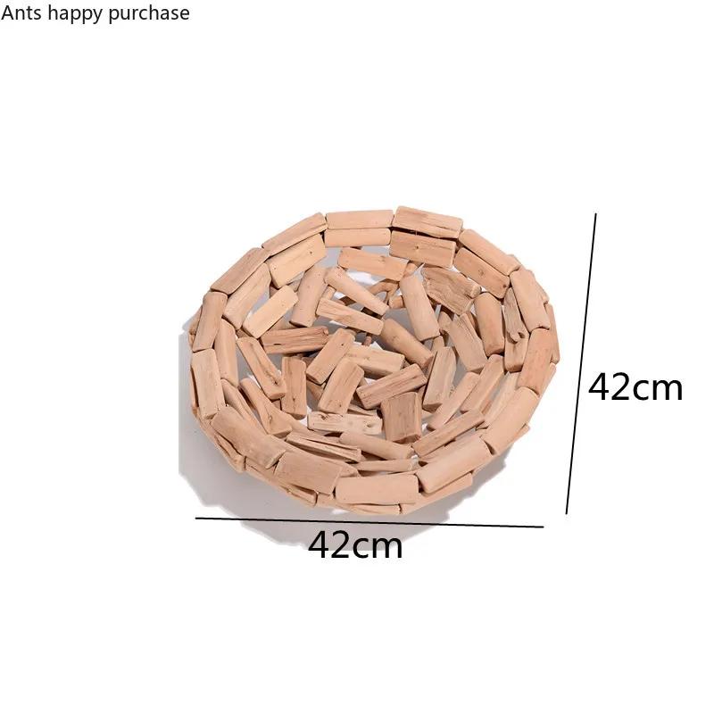 

Деревянная ваза для фруктов ручной работы, круглая тарелка для конфет, коробка для хранения, поднос для закусок, настольный органайзер, фруктовая тарелка, поднос для закусок, тарелки для ключей