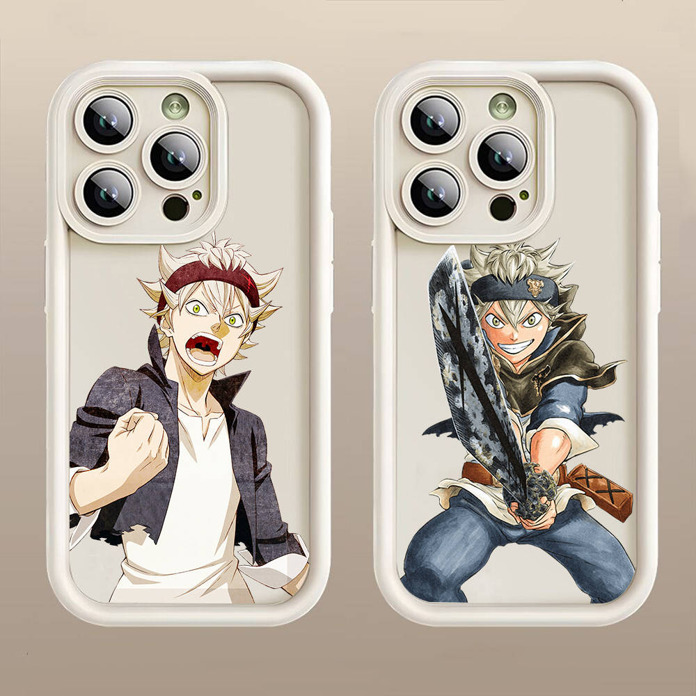 D-54 Black Clover  Case for iPhone 15 14 13 12 8 Plus Samsung S24 S23 Ultra A04S A05S Huawei P40 P50 P60 Nova 11 Pro Max OPPO A17K Reno 10