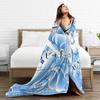 M-Mermaid Melody Pichi Pichi PitchS Soft Blankets Travel Plush Throw Blanket Funny Bedroom Flannel Bedspread Sofa Bed Cover