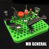 Organizers Tool Storage Board Threaded Head Chuck Storage Plate Repair Pen Knocks Replacement Head Organizing Plate
