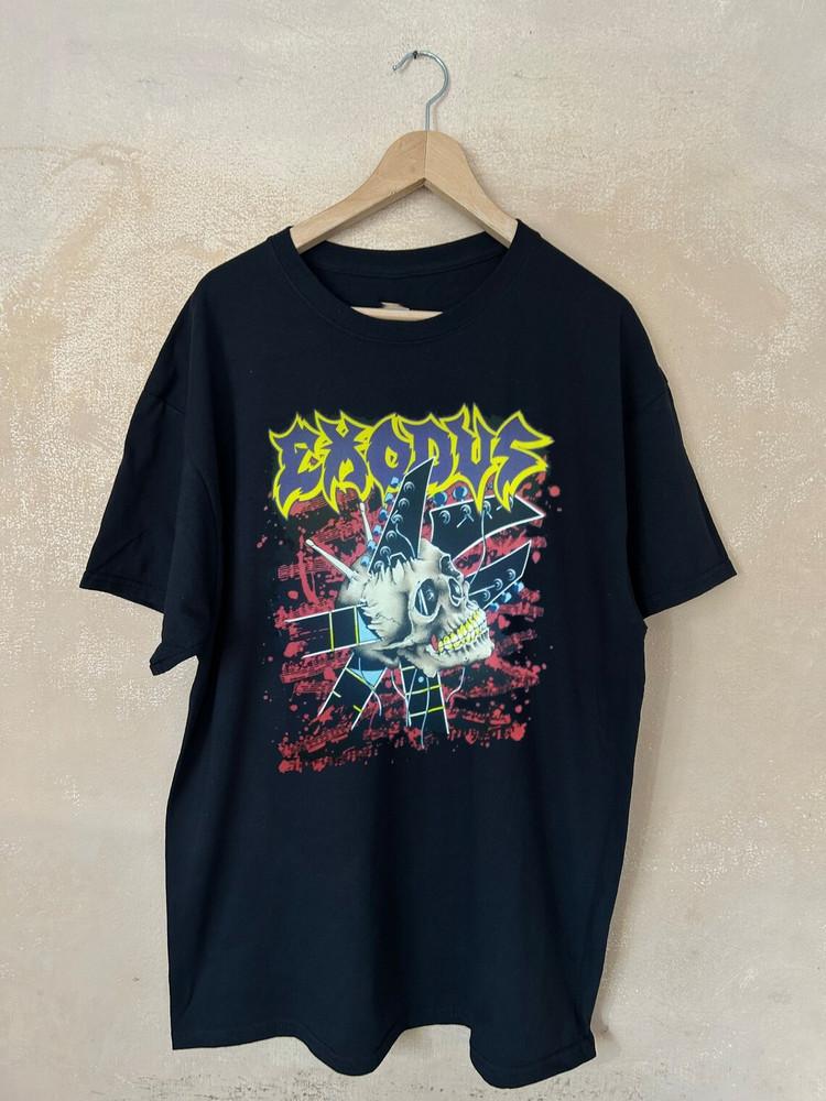 Exodus Band Skull T shirt Full Size S-5XL SO496 Unisex T-Shirt L