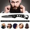 1pc Stainless Steel Folding Comb Men Beard Styling Combs Anti Static Portable Mustache Comb Multifunctional Hairdressing Tools