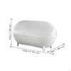 Desktop Storage Box Desk Organizer Candy Dish Entryway Catchall Holder Clear Key Jewelry Tray