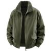 Men's Double-Sided Fur Collar Jacket - Warm, Loose, Casual Plus Velvet Coat (2519) for Autumn/Winter 2025