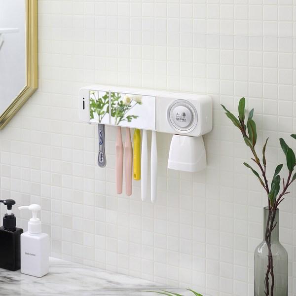 Utorex Kopftyp Negativionen-Luftreinigungs-Zahnbürstentrockner UTC-53AW, weiß