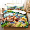 Crash Bandicoot Bed Cover Collection Single Size Single Size Full Queen Size King Size Size Bed Collection Adult Kid Bedroom Duvetcover Sets 3D