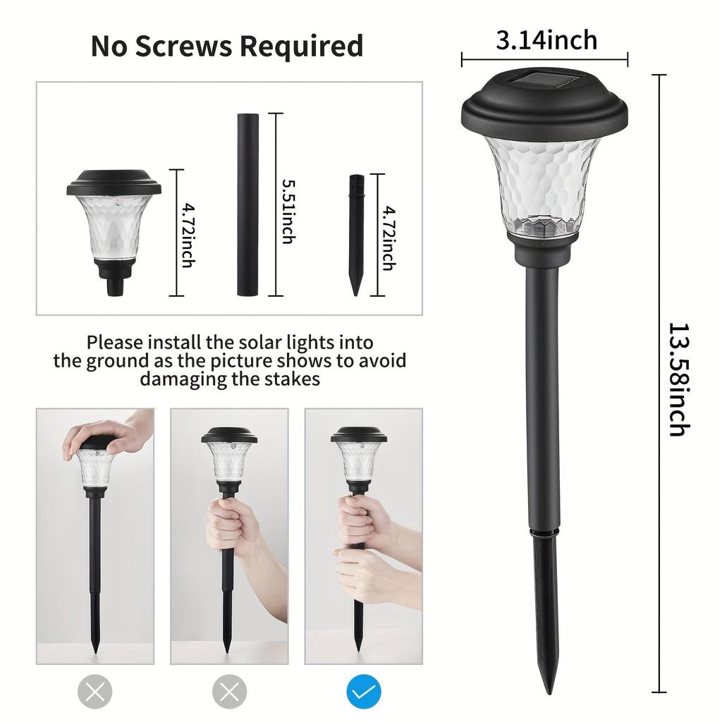 Solar Lawn Projection Light - Outdoor Lamp for European and American Markets