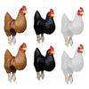 Chicken Stud Earrings Handmade Farm Animal Jewelry Farmhouse Style Chicken Earrings Gifts for Chicken Lovers