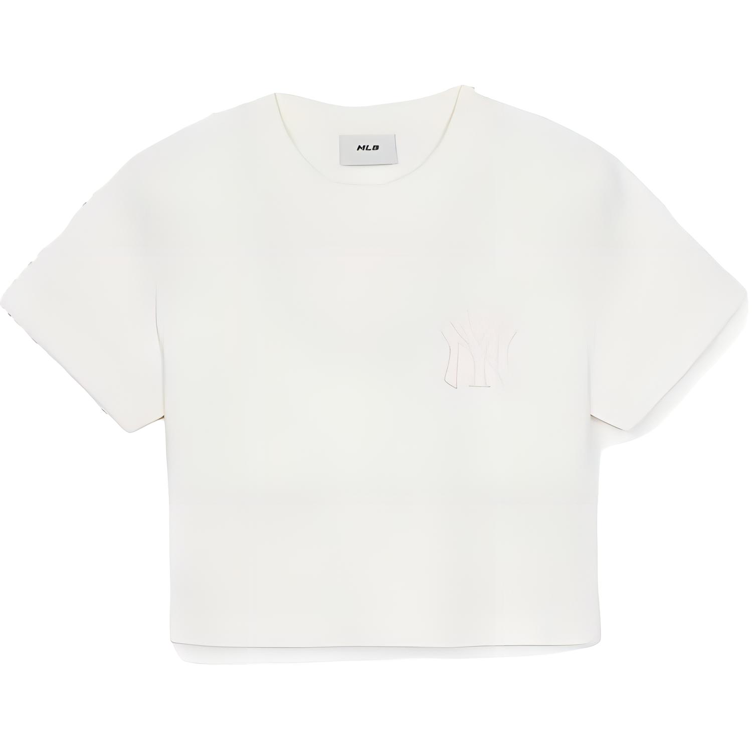 

New MLB New York Yankees T Shirt Women s White 3FTSM0153-50IVS XS