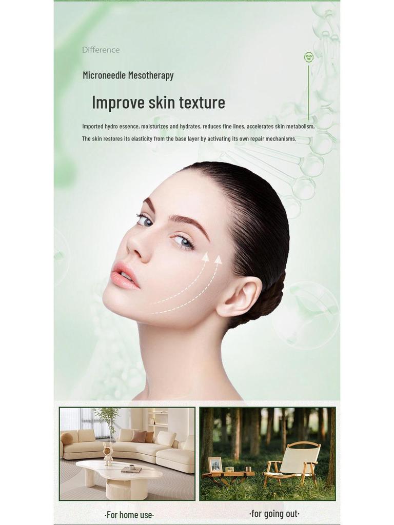 ZGTS Titanium Microneedle Roller for Acne and Skin Care