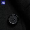 Luomeng Men's Slim Fit Long Wool Blend Overcoat