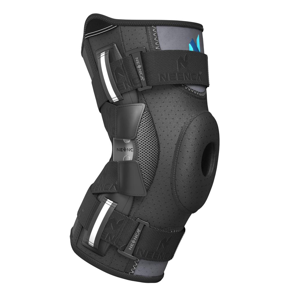 NEENCA Professional Knee Knee Firm Patented Knee for Strong Stability for Exercise Support, Pad, Fixation, X-band System, Fixation, Knee-only, Sports,