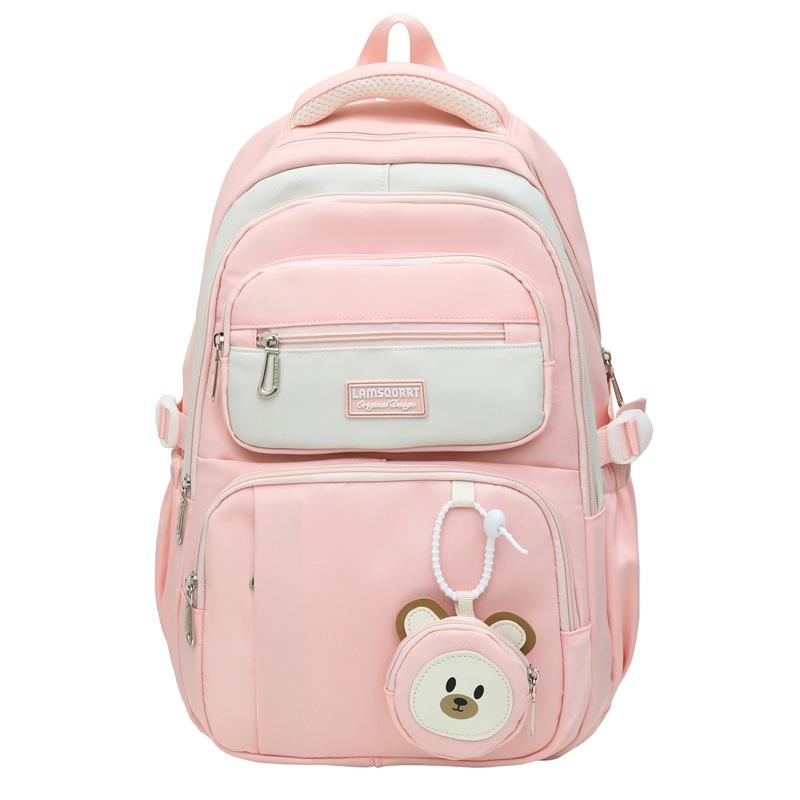 Student Schoolbag Ridge Backpack Women's Lightweight Large Capacity Backpack