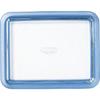Lot de 3 Boîtes de conservation avec couvercle - PYREX - Zero Plastic - Verre - Rectangulaire - 0.8/1,5/2,6 L