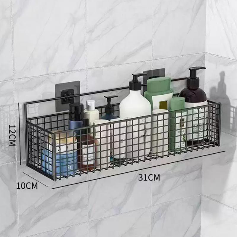 Over Faucet Sink Storage Shelf Large Punch-free Capacity Waterproof Holder for Bathroom Toiletries Kitchen Dishwashing Supplies