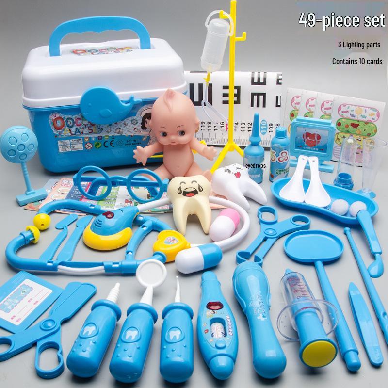 Kids' Doctor Playset: Medical Tools, Stethoscope, Injection, Ambulance