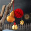 14cm DIY Accessories Cute Bell Design New Year Home Decor Gift of Blessing Gourd Design Auspicious Pendant Multi-Color