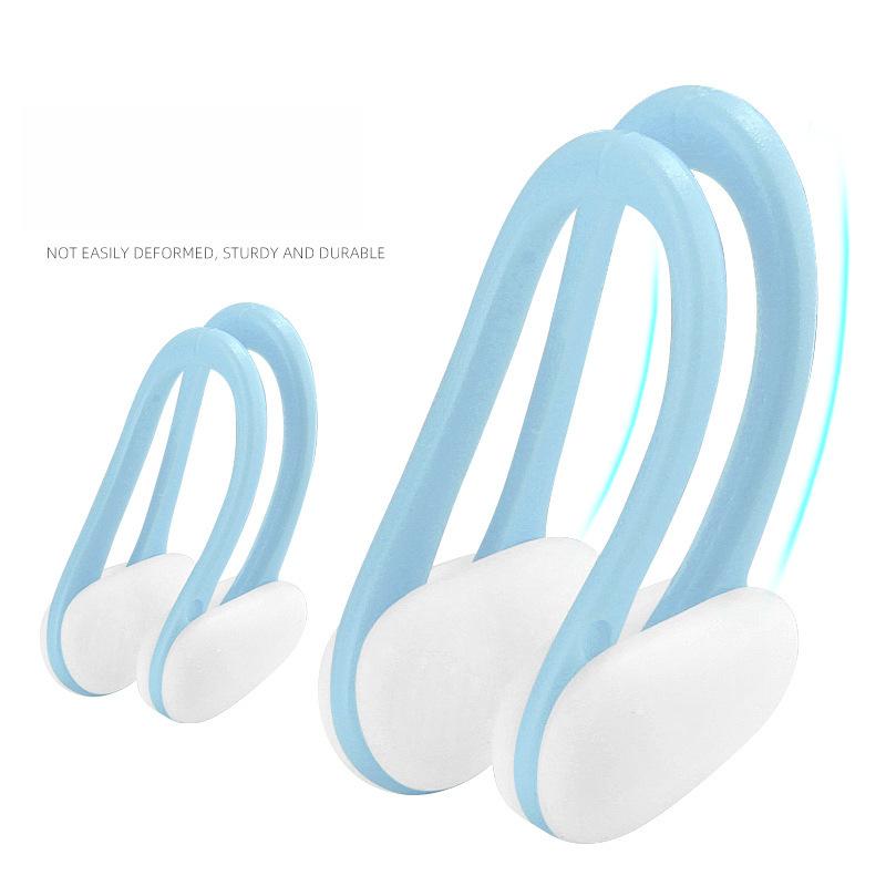 Swimming Nose Clips, Parallel Strips Clip The Nose To Prevent Falls, Swimming Training, Water Barriers and Anti-choking Nose Plugs